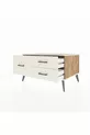 Commode Kronos à 3 tiroirs Pin-Pierre d'Agate