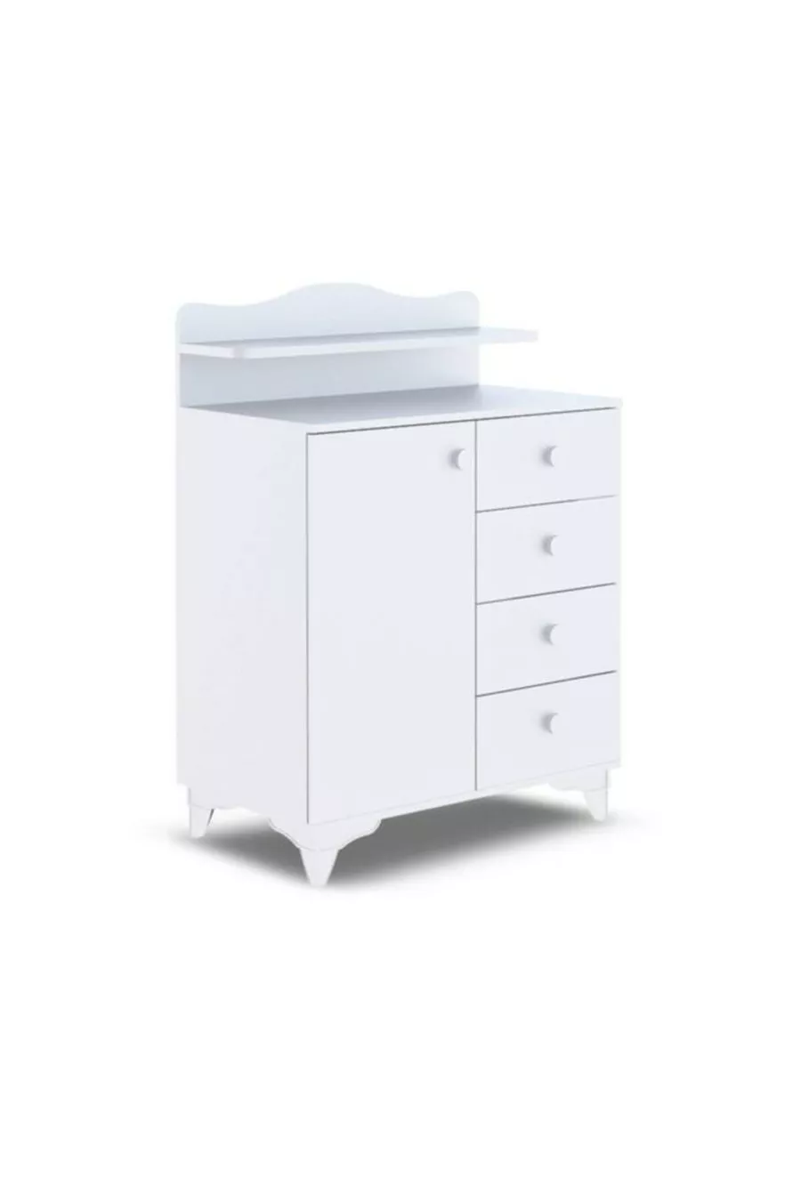 Commode Nevada blanc mat