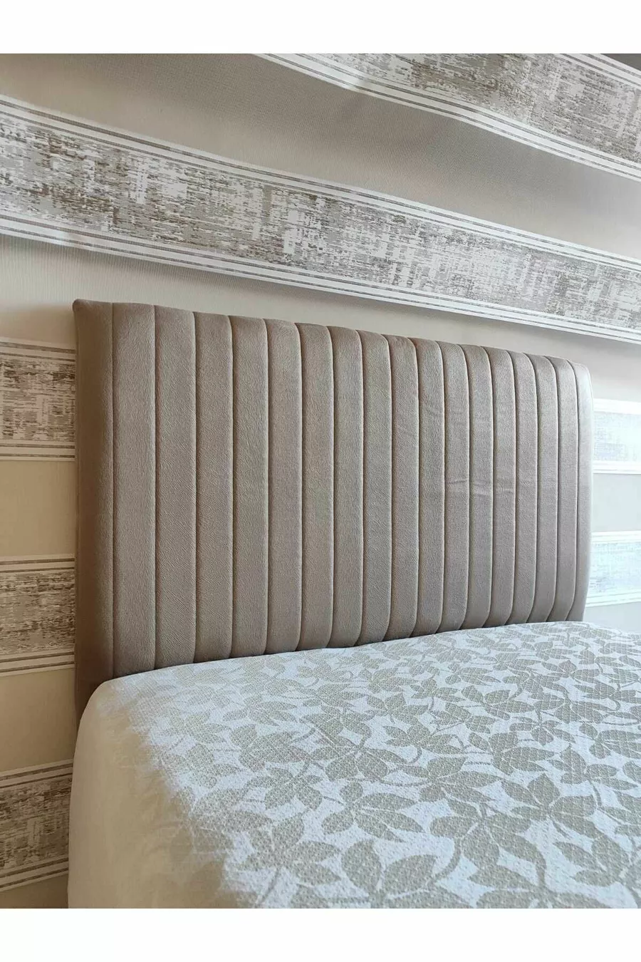 Copertura per testiera del letto in lino Sonne  Cm Visone