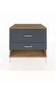 Commode Kronos à 2 tiroirs Pin-Anthracite