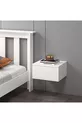 Table de chevet en MDF blanc à monter sur le mur sans rail