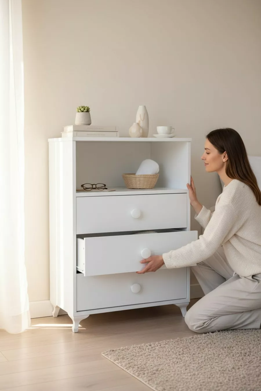 commode à 3 tiroirs