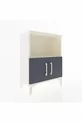 Arges Commode 2 Planken 2 Deuren  Agaat-Antraciet