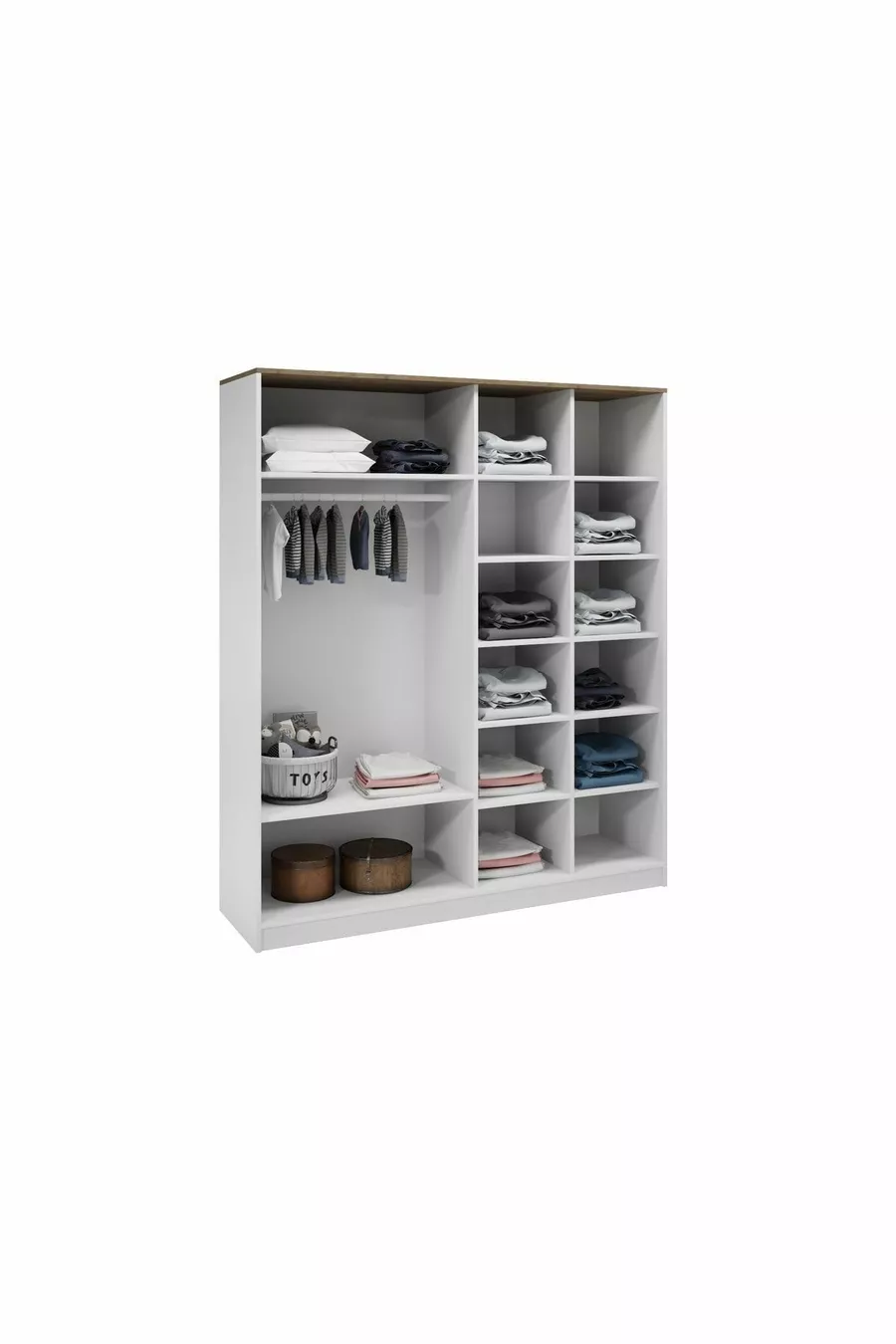 Smart 4 Kapılı Aynalı Gardrop/ Dolap(%MDF)