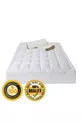 Bed Saver Sleep Pad Mattress Pad Sleep Mattress Micro Cotton Puffy Sleep Pad with Pillowcase Gift