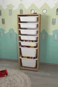7 Mand Kast Multifunctionele Kast Speelgoedkast Pera Safier Eik