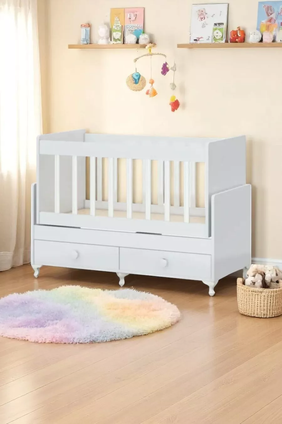 Side of Mom, Crib with Drawer, Rocking Cradle X