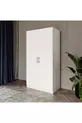 % MDF Zweitüriger Schrank - Zweitüriger Kleiderschrank - Multifunktionaler Schrank