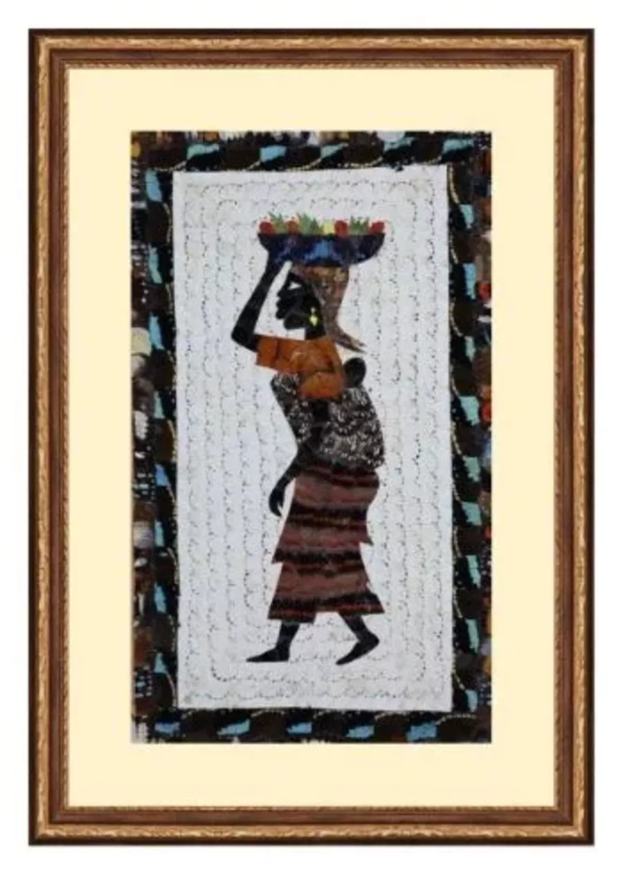 Peinture d'une femme africaine
