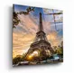 Peinture sur verre de la tour Eiffel