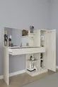 Orkide Schminktisch, mit 1 Schublade, Schrank und Spiegel