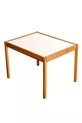 Ensemble table et chaises Montessori en bois pour bébé, marron, design éducatif et élégant