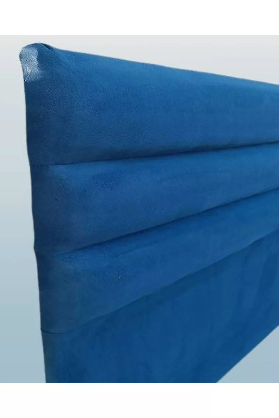 Titre DK Double Taille Tissu Bleu Plume de Poulain Modèle à Tranches Horizontales Fait Main