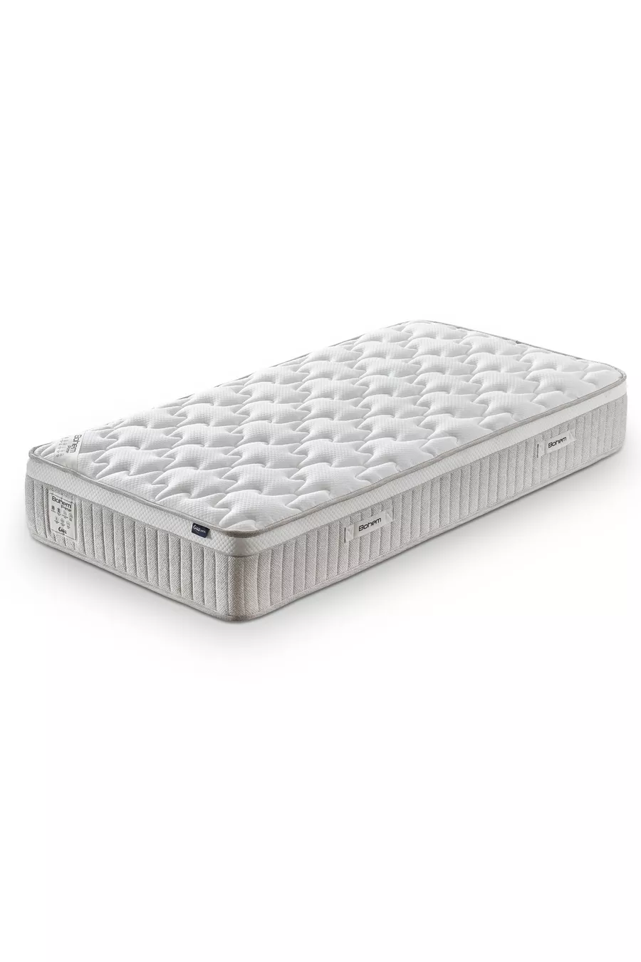Bohem Prime Materasso Singolo Ortopedico Premium a Molle Insacchettate – Comfort Termoregolante e Sonno Silenzioso