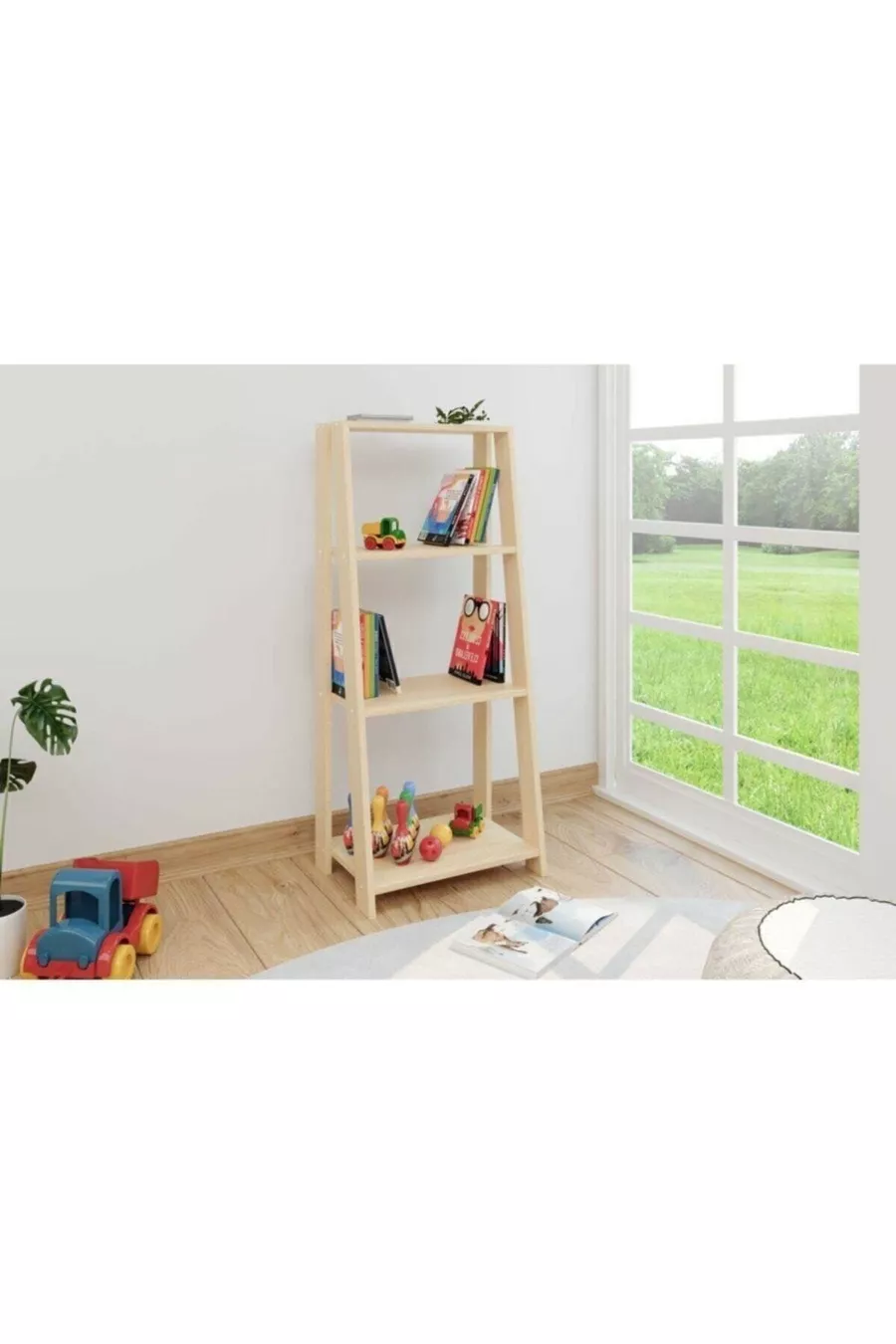 Bibliothèque pour enfants à 4 étagères