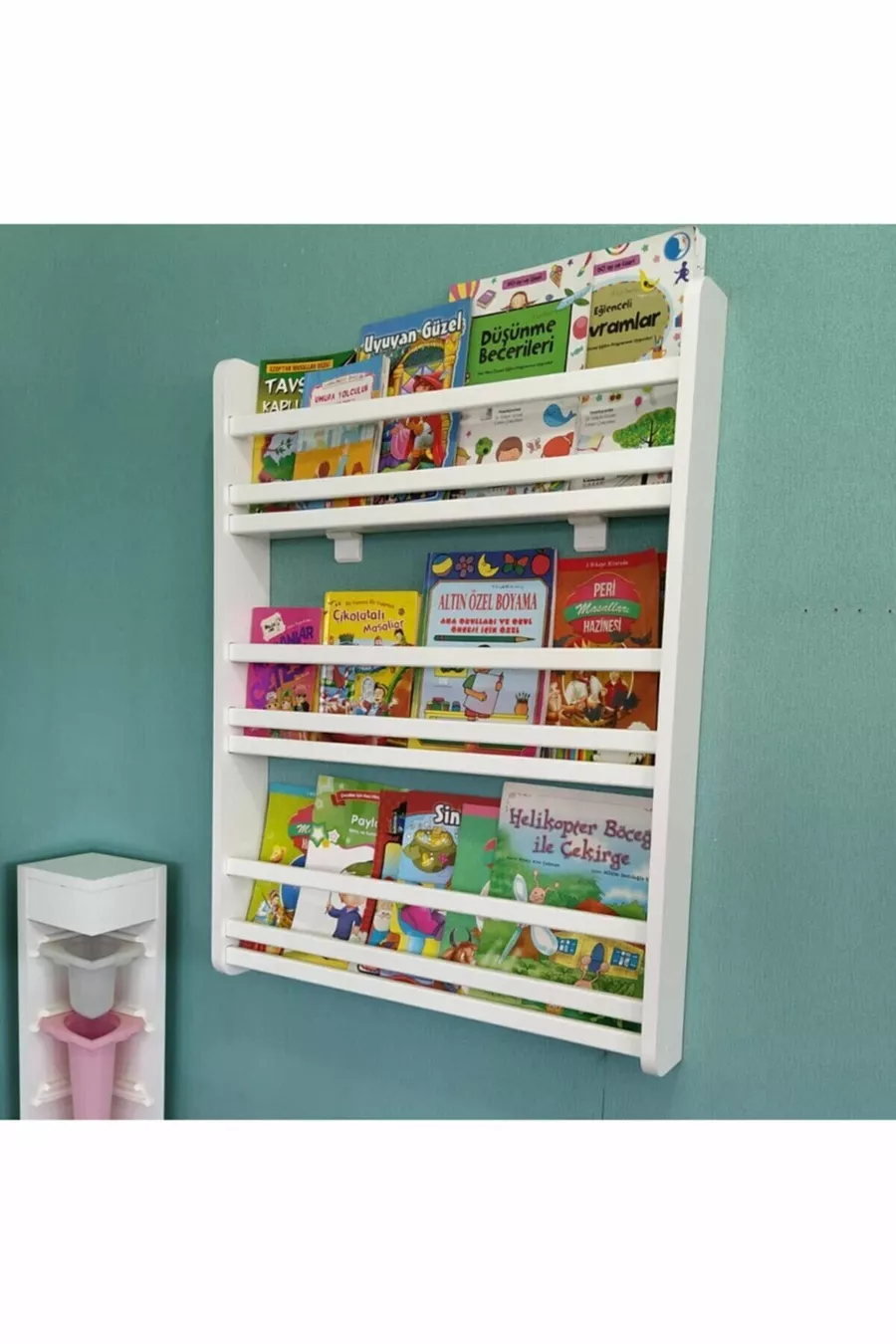 Bibliothèque Safir à 3 étagères - Bibliothèque éducative Montessori pour chambre d'enfant