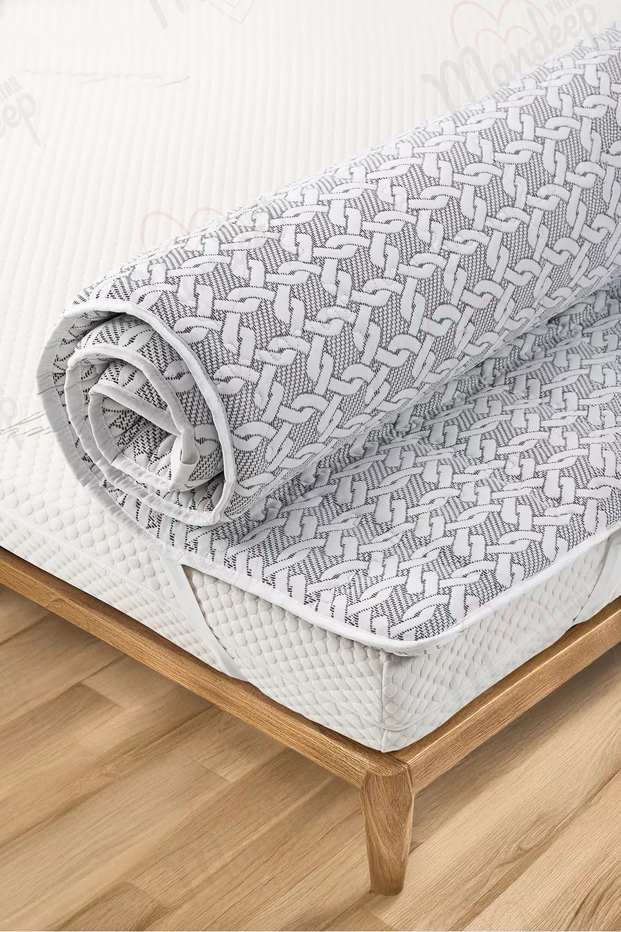 Kapitenoli Orthopedic Mattress Pad | Soft, Comfortable Mattress Topper with Lumbar and Back Support