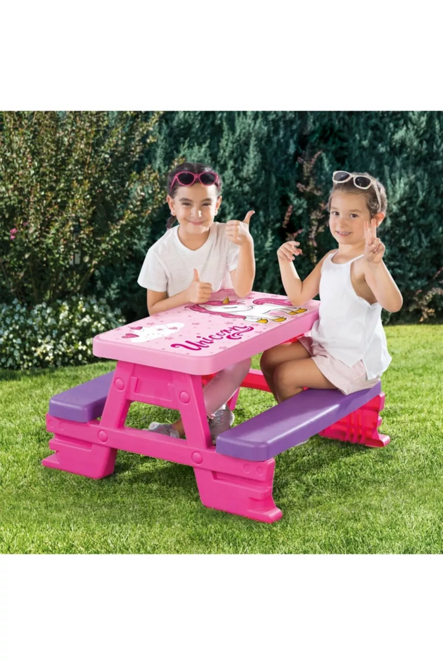 Table de pique-nique licorne