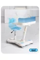 Bureau de travail mobile Plus Bleu