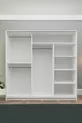 Armoire coulissante avec miroir et 3 portes Sline