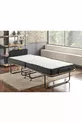 Lit pliant XL | Matelas à ressorts portable en deux parties et cadre de lit pliable