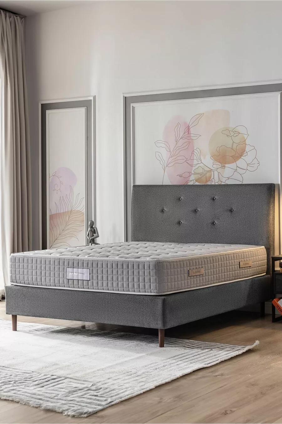 Matelas à ressorts ensachés ultra orthopédique série Exclusive Lannister (CM)