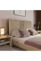 Tête de lit unique en bois naturel Alaz (VERTICALE)