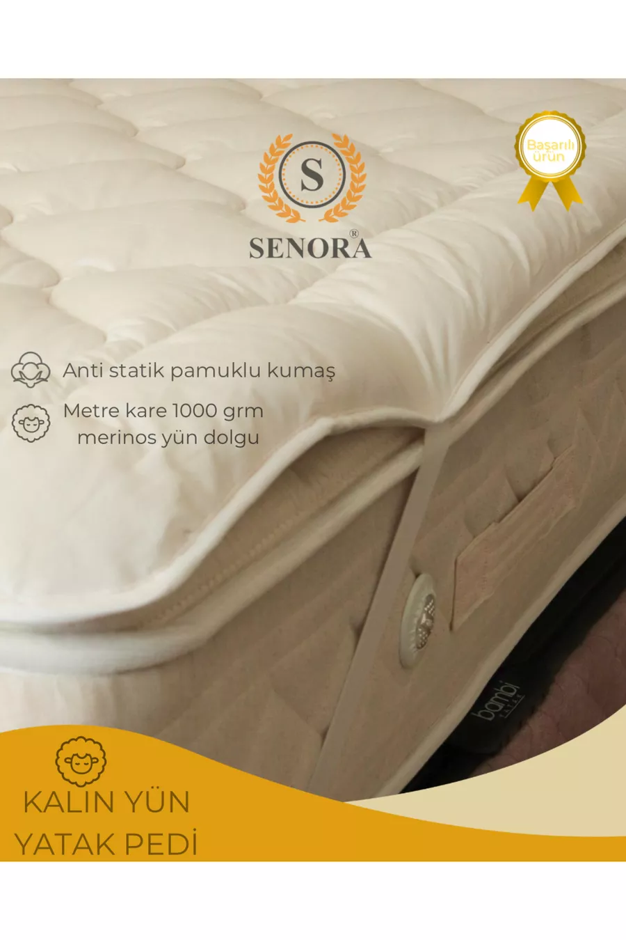 % Merino Natuurlijk Schapenwol Dikke Matraskussen & Matras  g