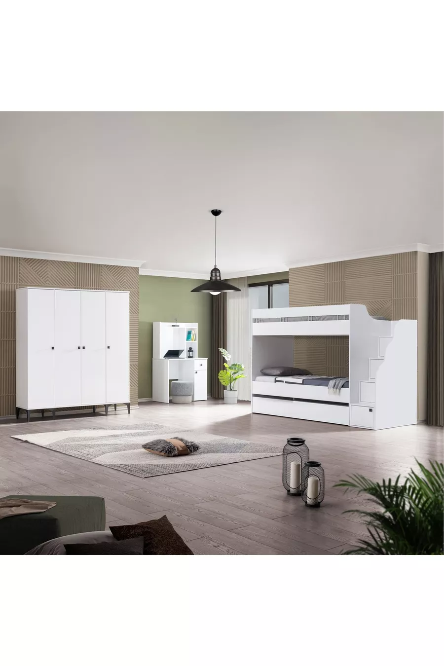 WHİTE 4LÜ COMPLEX RANZA SET