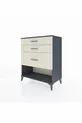 Hyperion Dresser 3 Drawers Anthracite-Sandstone