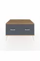 Commode Kronos 2 tiroirs Pin-Pin/Anthracite