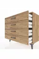Kronos Dresser 4-Drawer Pine-Pine