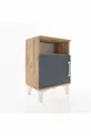 Arges Commode 2 Planken Met 1 Deur Den-Hout-Antraciet