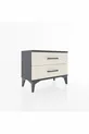 Arges Commode 2 Lades Antraciet-Leisteen