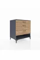 Commode Kronos 3 tiroirs Anthracite-Pin