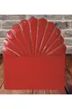 Modello ALC MİDYE Rivestimento in Tessuto in Pelle Sintetica Capitonné Moderno Rosso Fatto a Mano cm