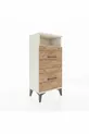 Argeş Commode met één plank en 2 lades, Agaat-dennen