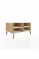 Commode Kronos à 2 étagères en pin et pierre d'achim