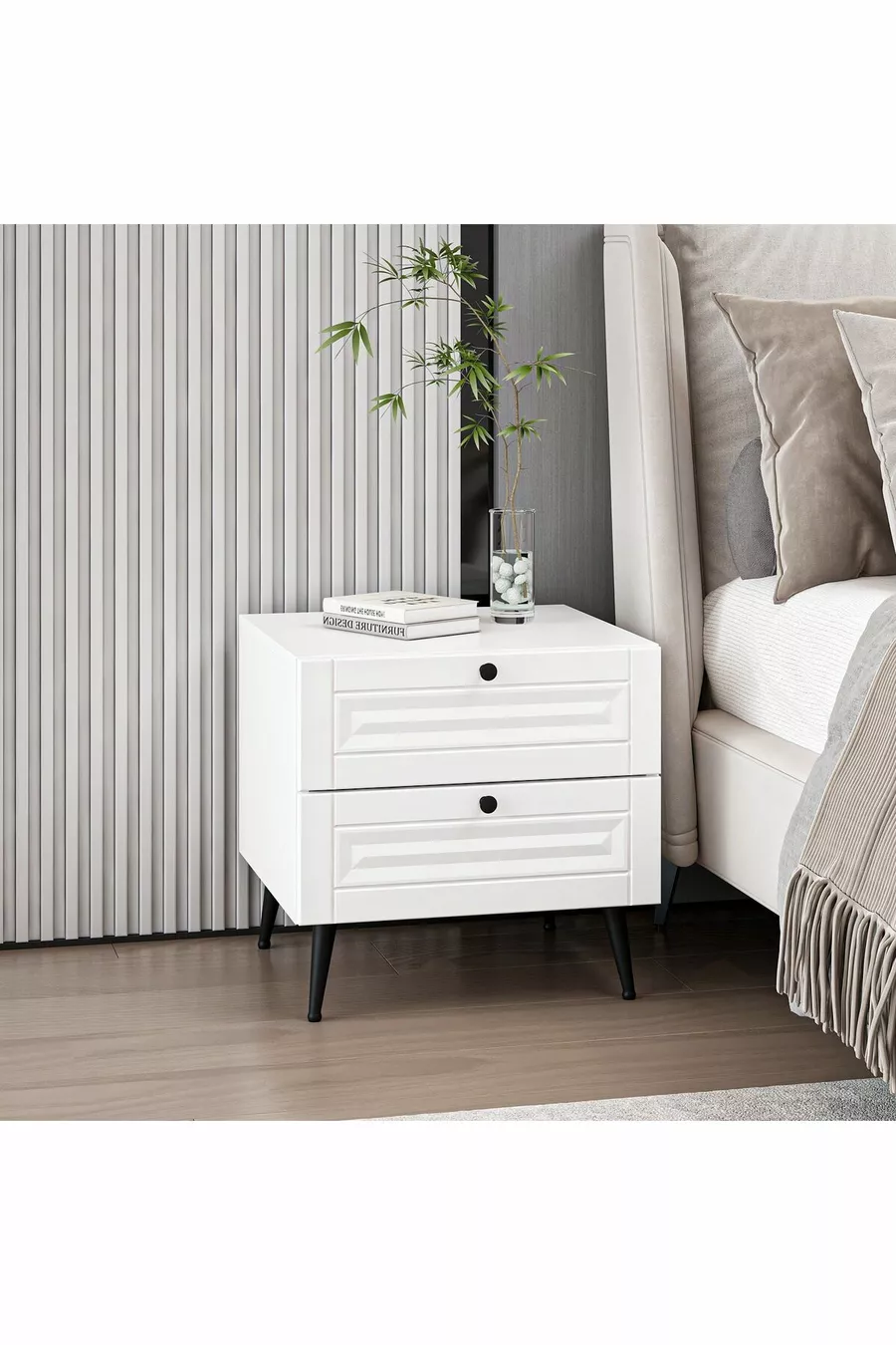 Kale Commode Printemps Blanc/Blanc