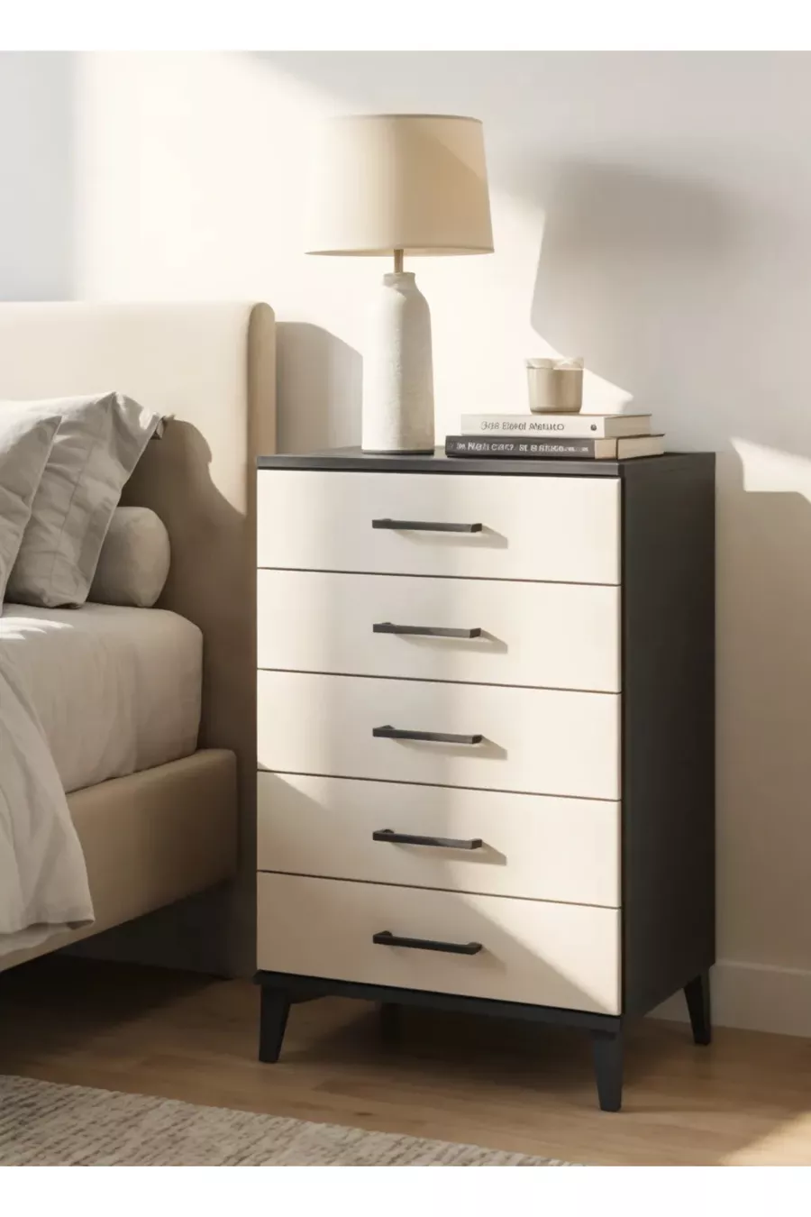 Hyperion Commode 5 Lades Antraciet-Leisteen