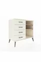 Hyperion Dresser 2 Shelves 4 Drawers Moonstone-Pine/Moonstone