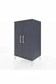 Chevet Hyperion 2 portes Anthracite-Anthracite