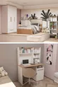 Ensemble chambre enfant Eva Jeune & Noyer/blanc