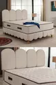 Ensemble de lit Eco Bohème / Cadre + Tête de lit + Matelas