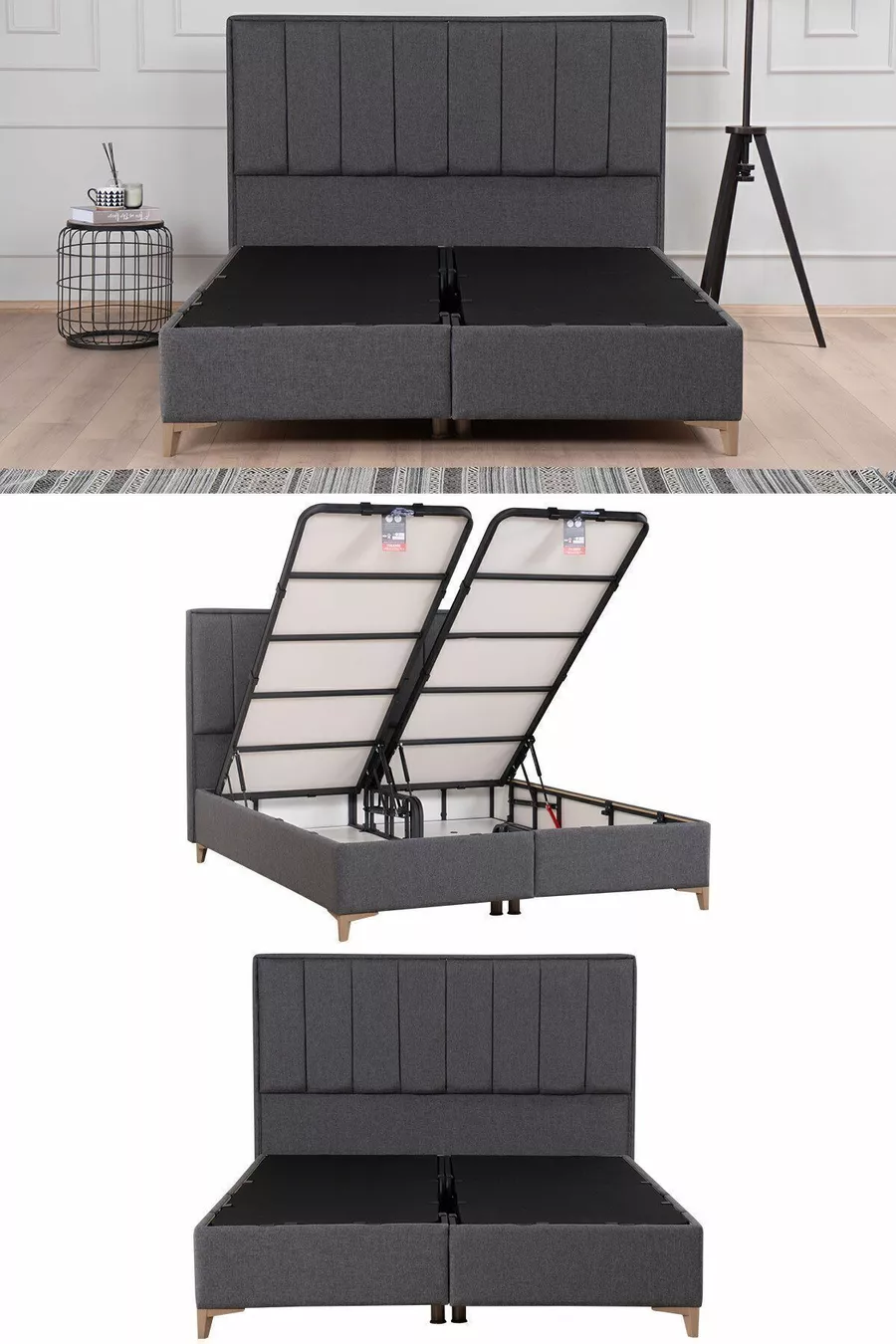 Thérapie à l'or Titre (Base et matelas non inclus)