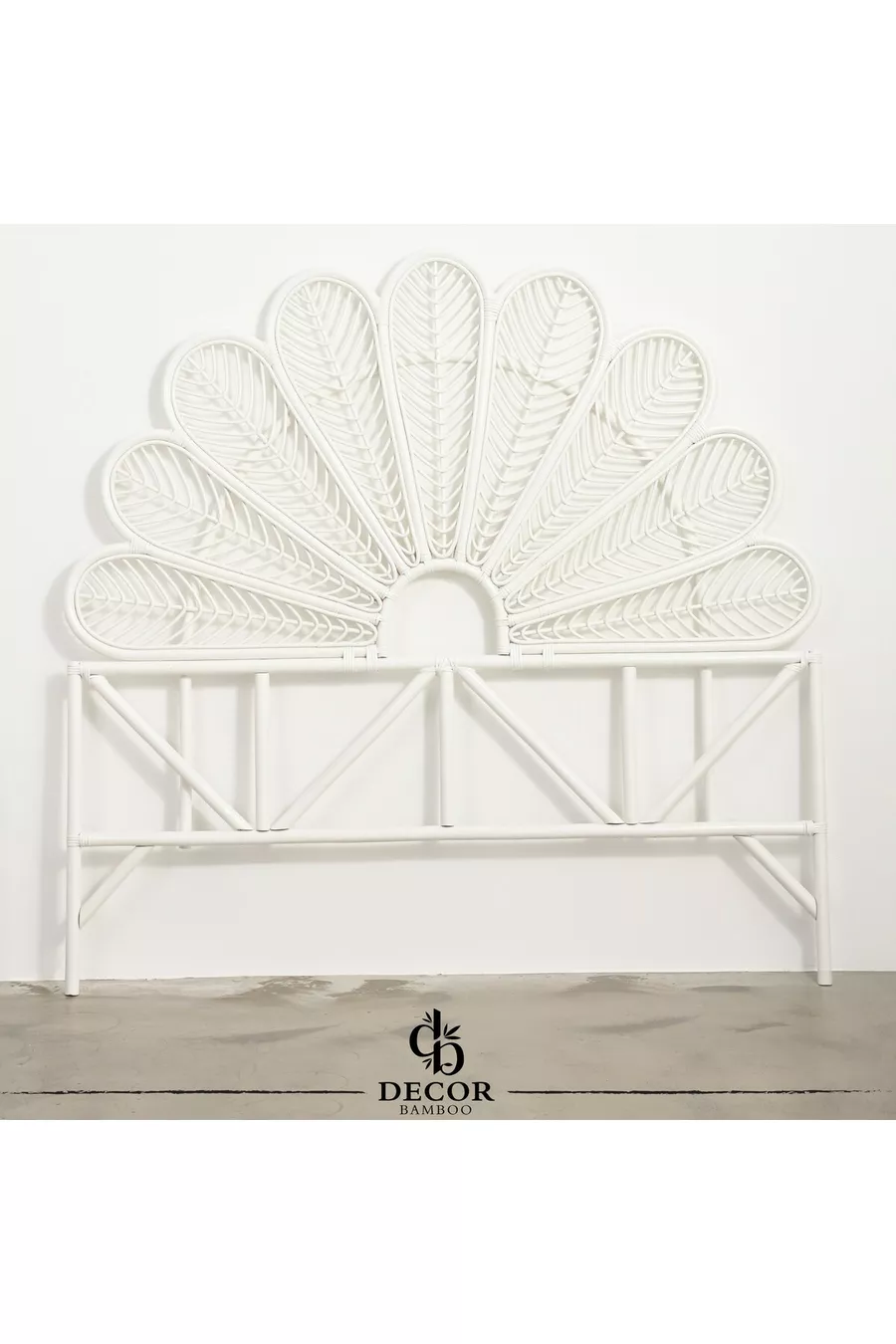 Rattan-Bettkopfteil