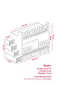 Rolluik Bunkbed met Zuigfunctie, Stalen Ondersteuning, Membrane Bekleding 100% MDF