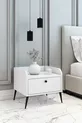 Table de chevet moderne blanche - % MDF