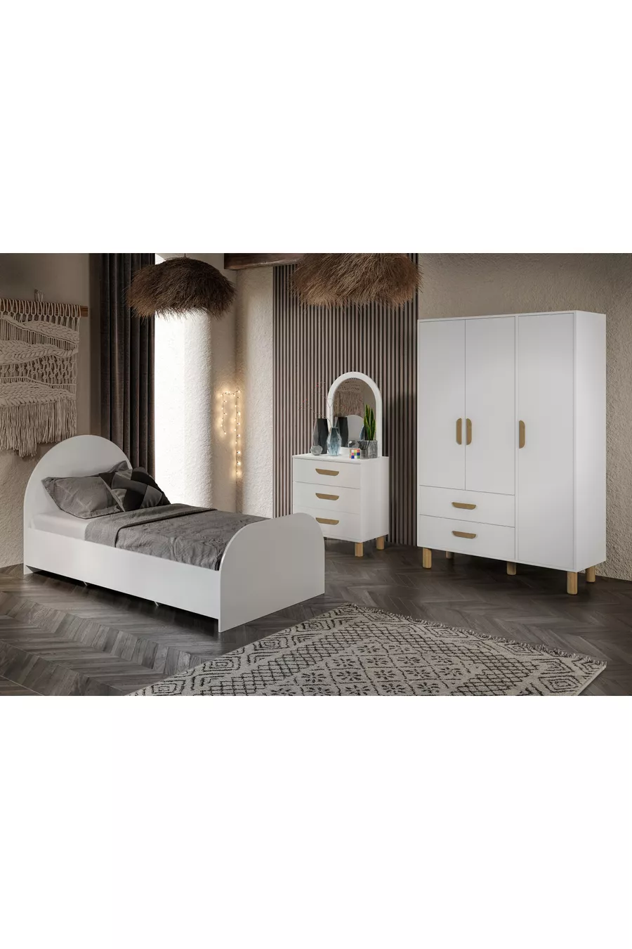Set per Cameretta Bohem Tutto in MDF