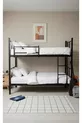 Modern Etagenbett, Sonnen-Etagenbett, Metall-Etagenbett, Abnehmbar, Cm Schwarzes Etagenbett
